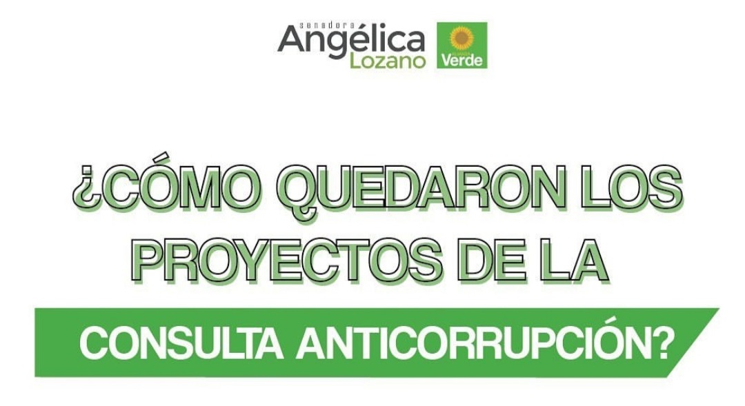 Como van los proyectos de la consulta anticorrupción 